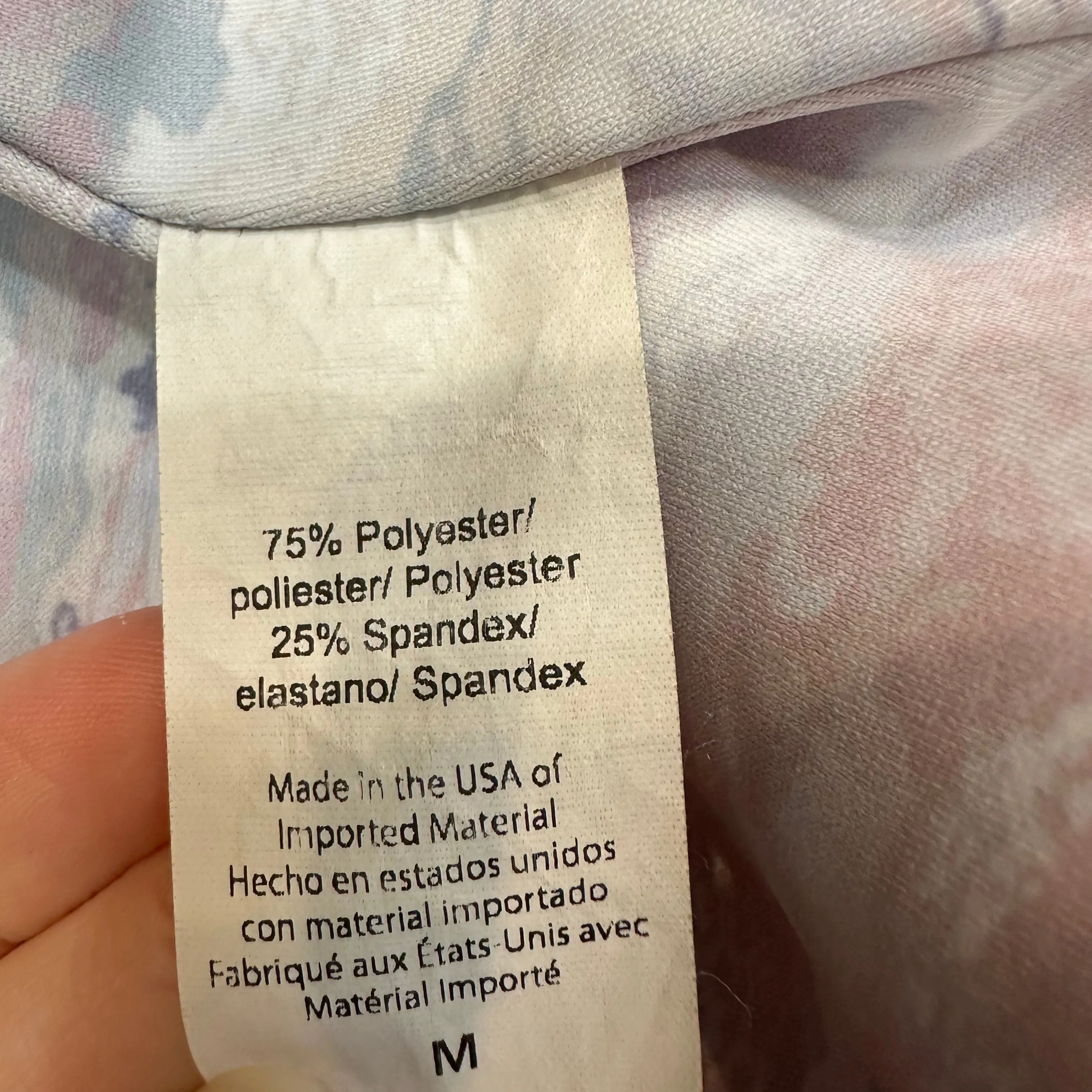 Beyond Yoga Olympus High Waisted 7/8 Leggings Pastel Waves Medium