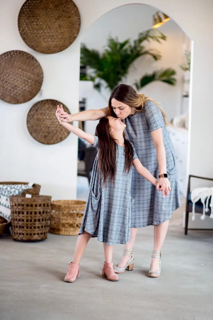 Black & White Tweed April Dress