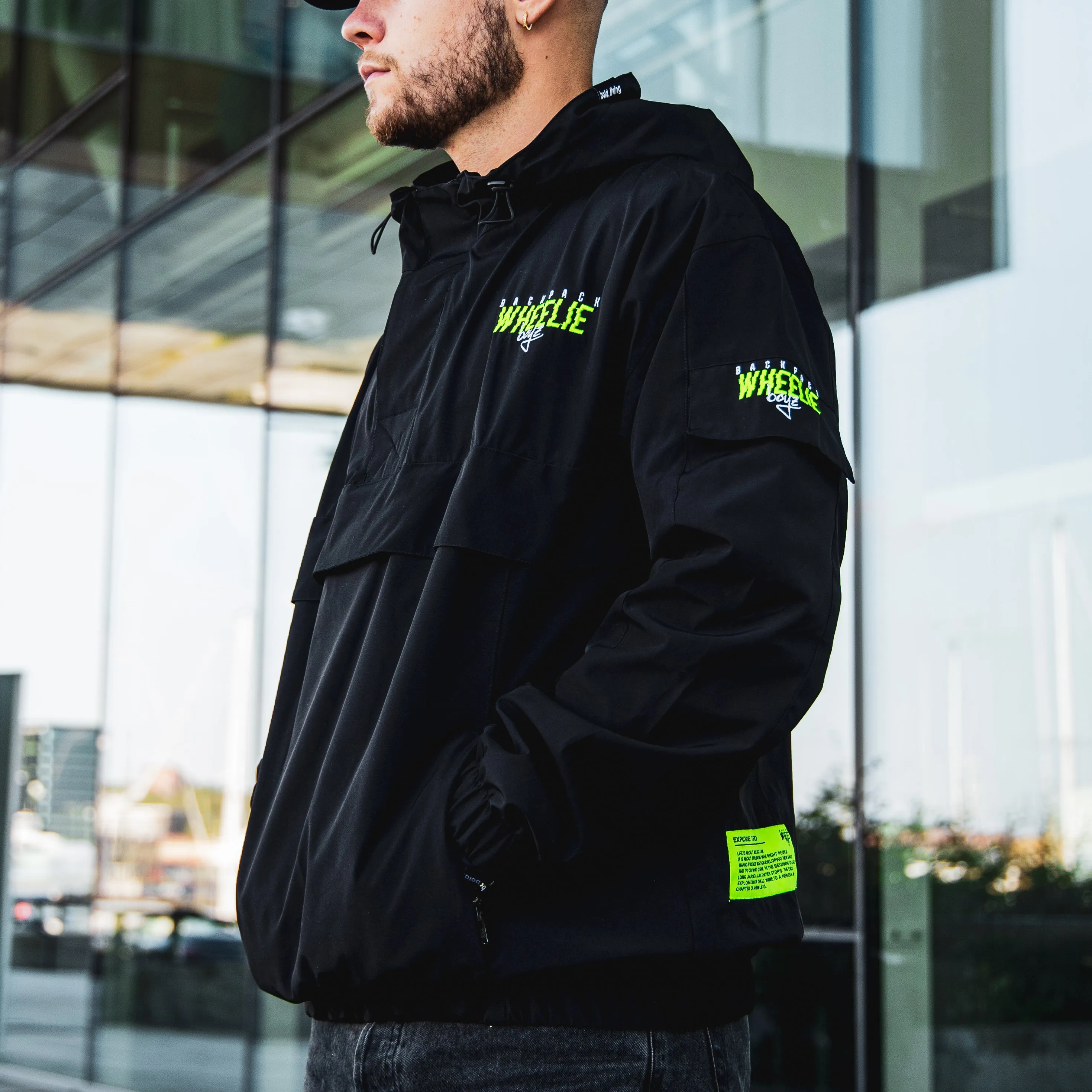 BPWB Fluo Yellow Windbreaker