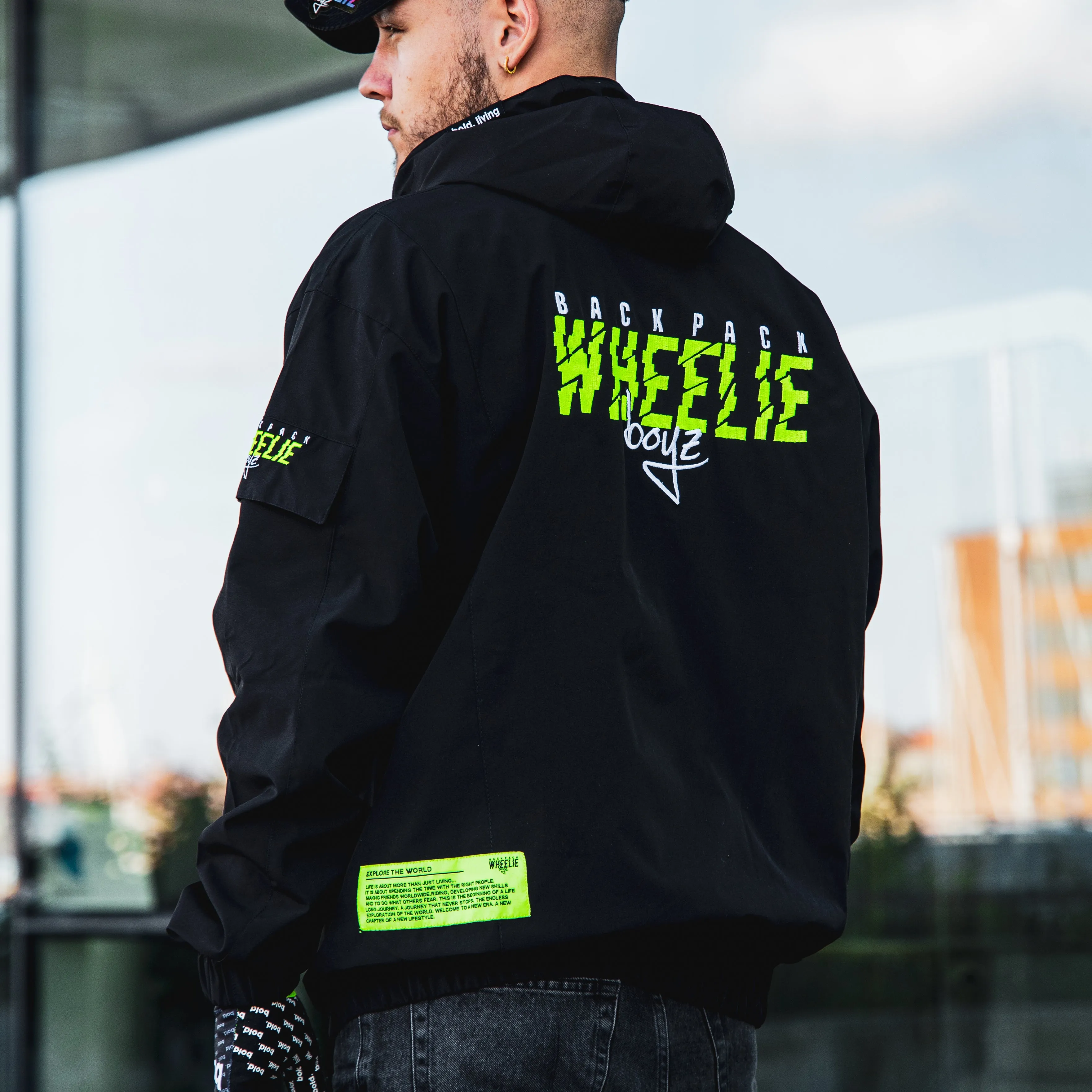 BPWB Fluo Yellow Windbreaker