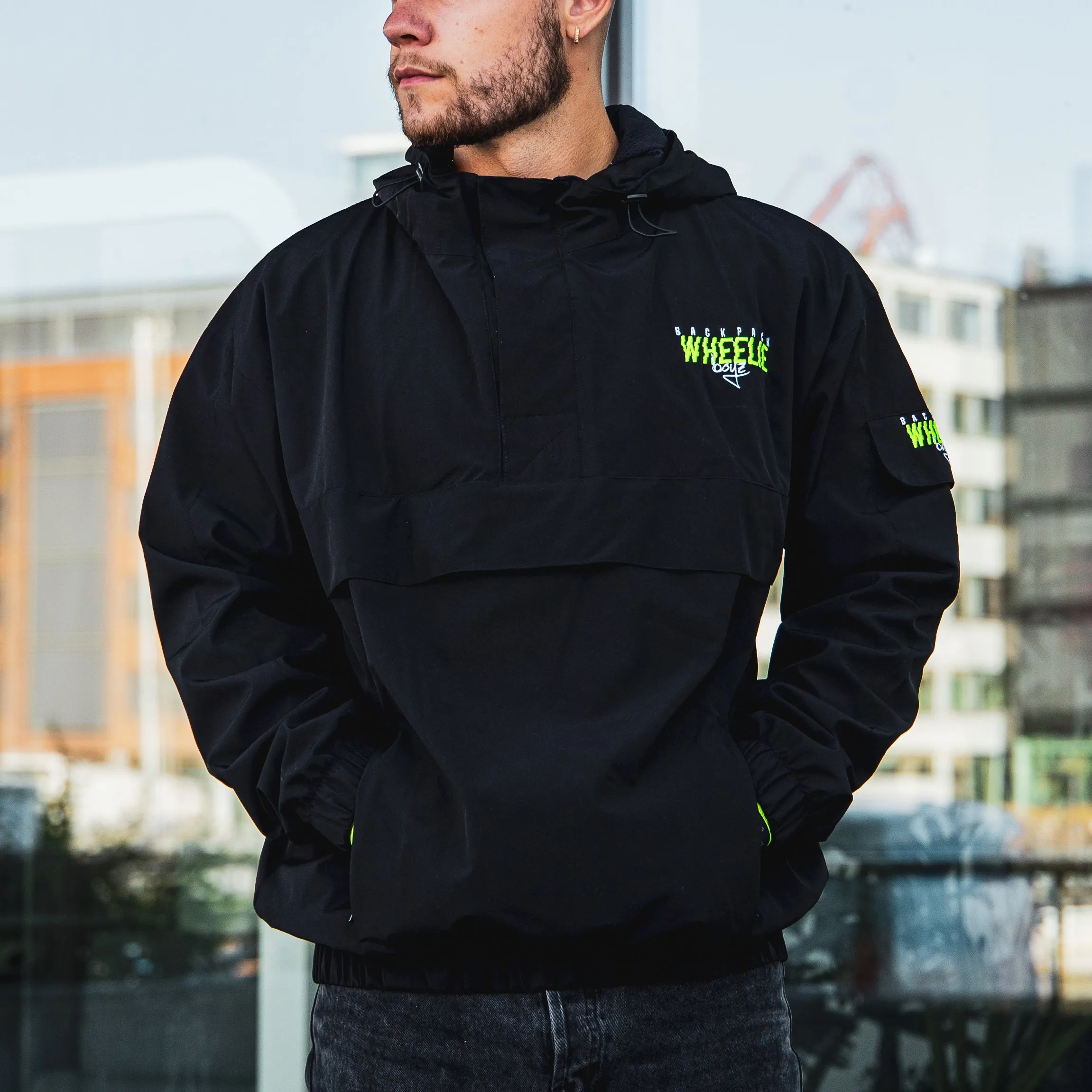 BPWB Fluo Yellow Windbreaker