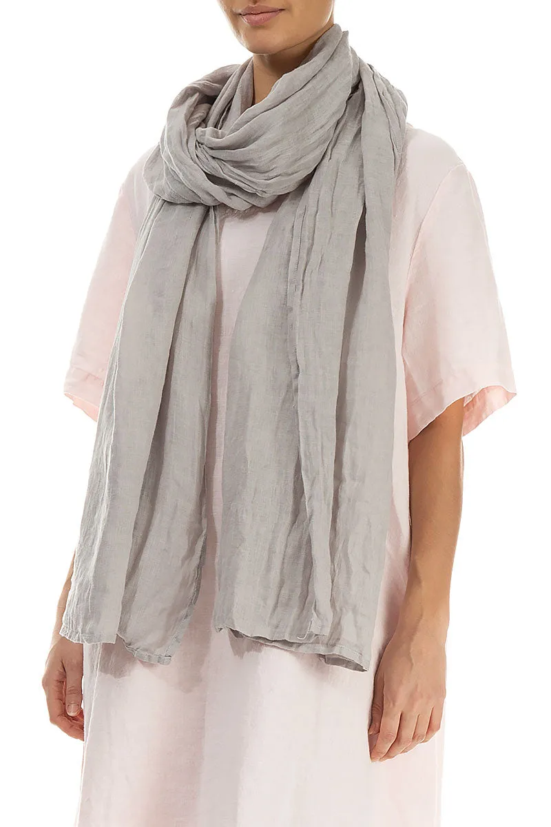 Cappuccino Soft Gauze Linen Scarf