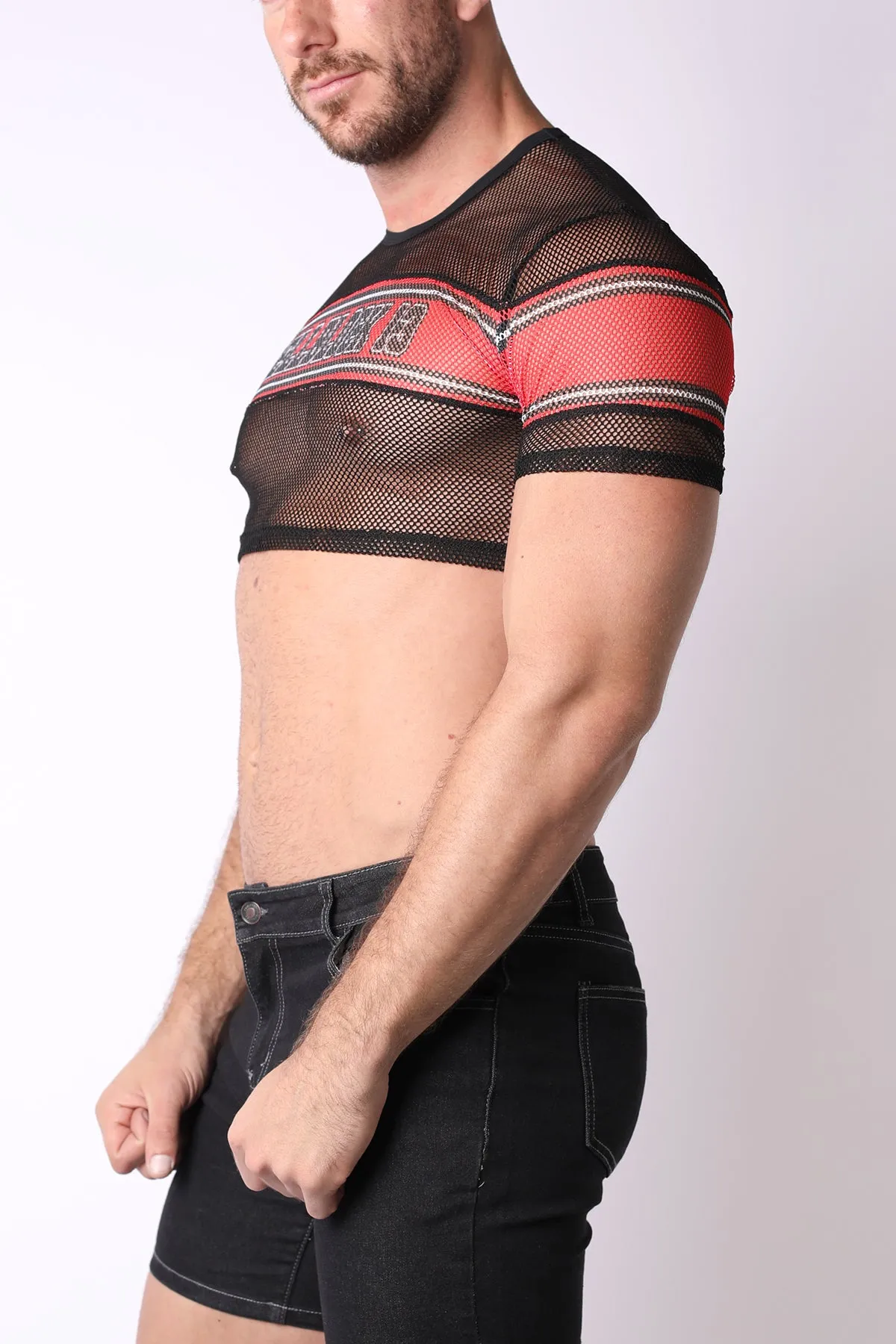Challenger Mesh Crop Top **FINAL SALE**