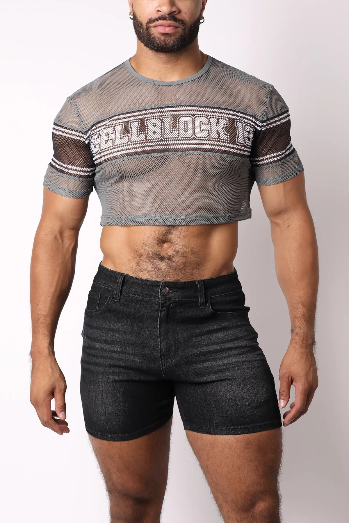 Challenger Mesh Crop Top **FINAL SALE**