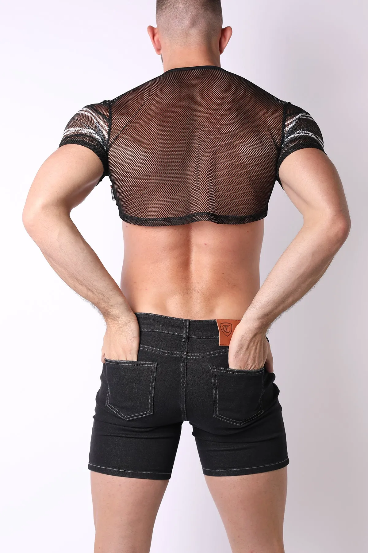 Challenger Mesh Crop Top **FINAL SALE**