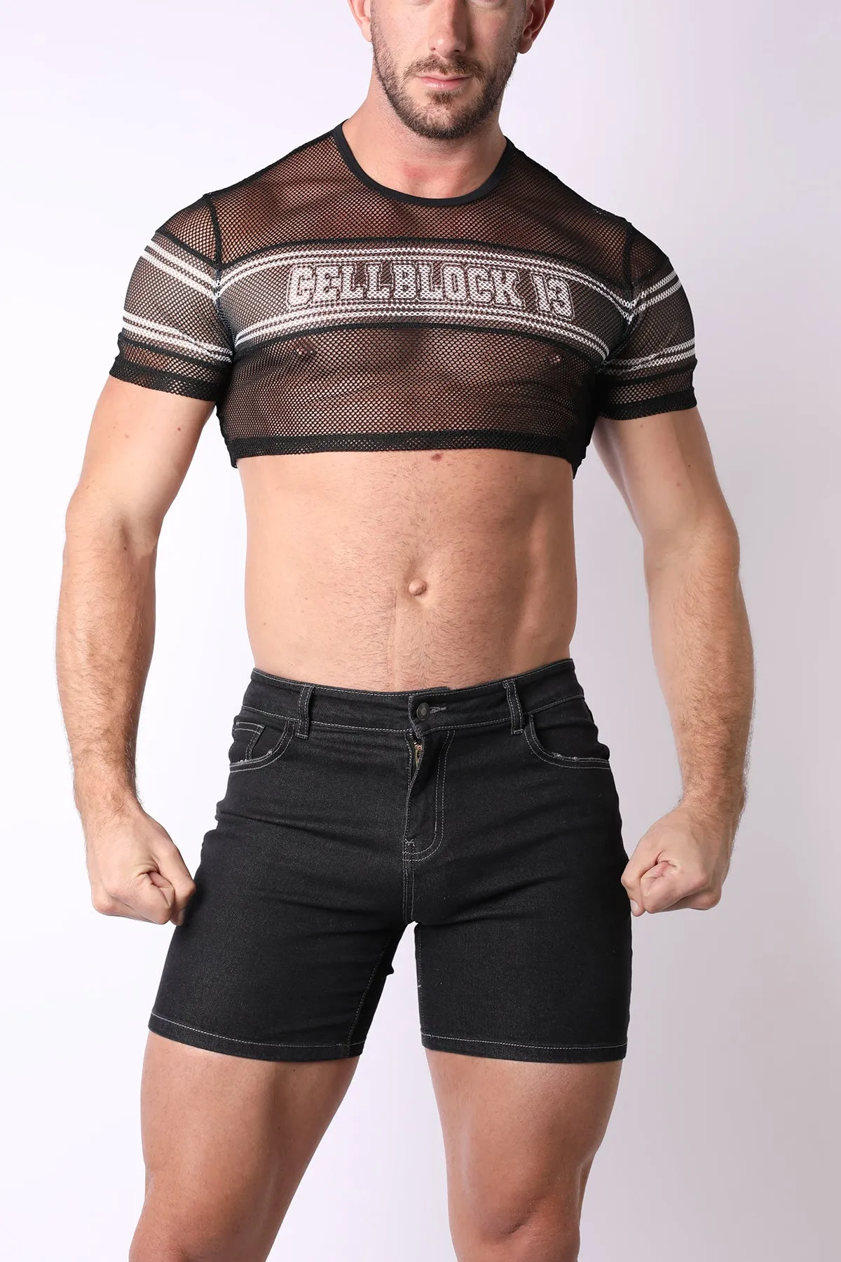 Challenger Mesh Crop Top **FINAL SALE**