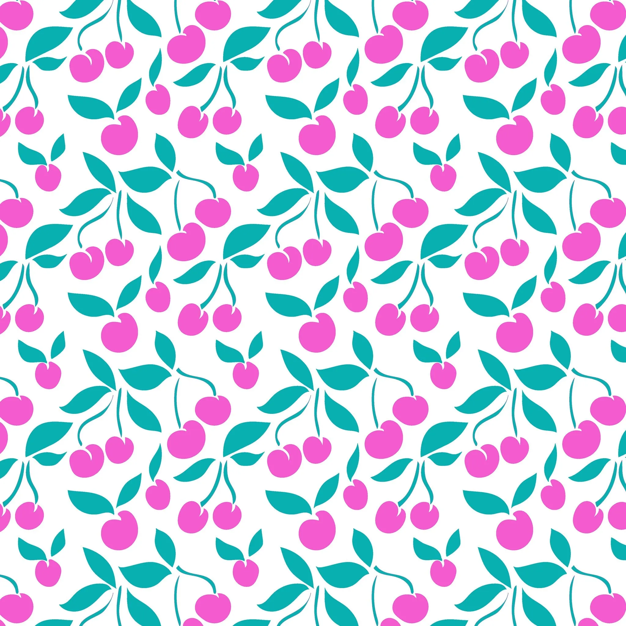 Claude Shirt in Aqua Cherries