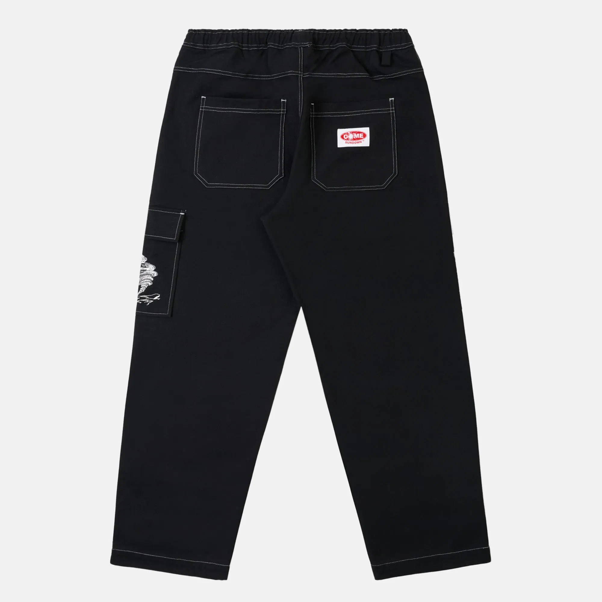 Come Sundown - Twist Pants - Black