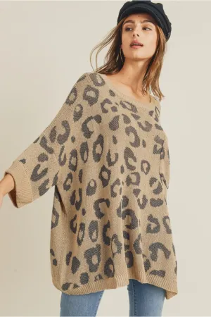 Devin Anmal Print Sweater