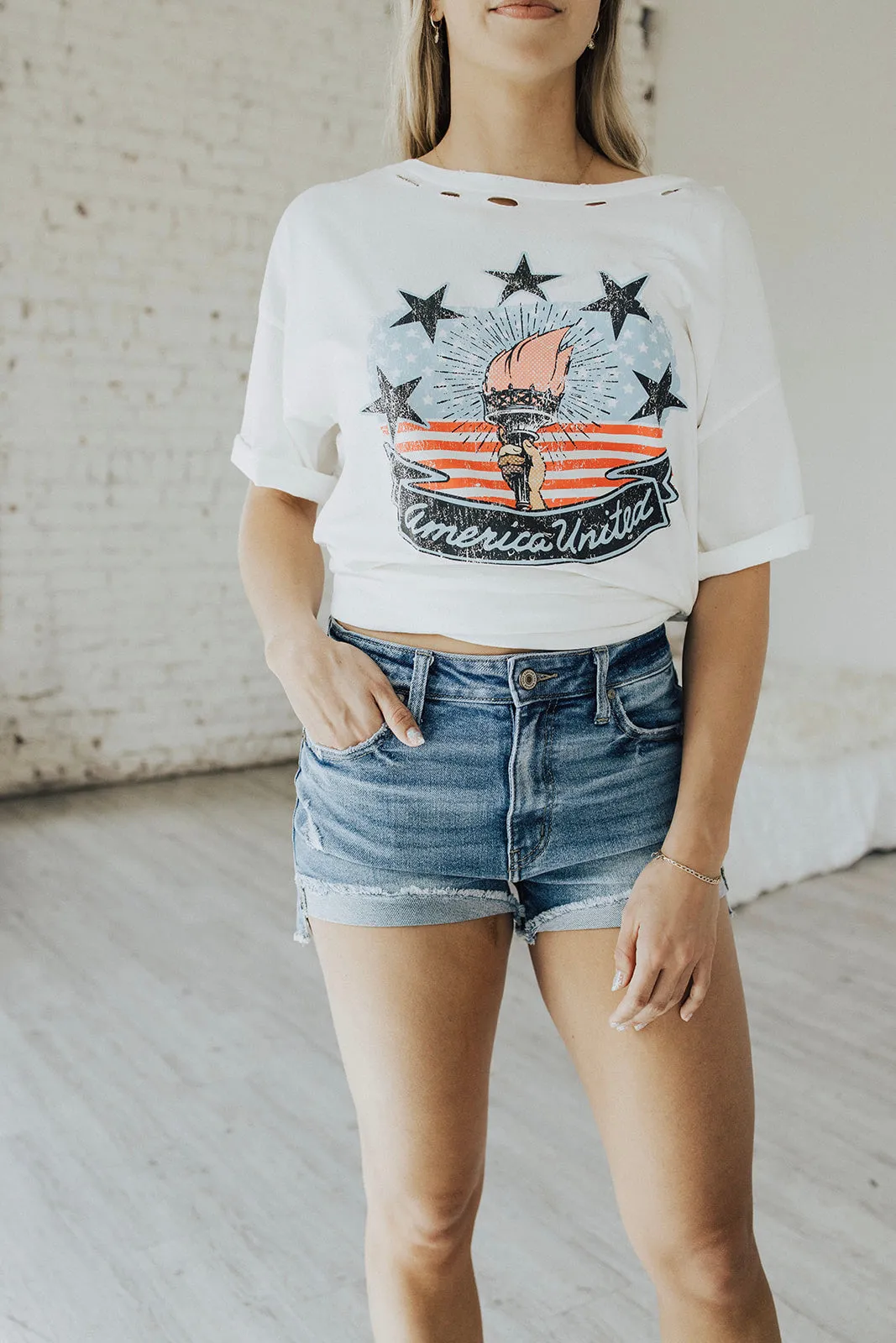 Downtown Denim Cutoffs