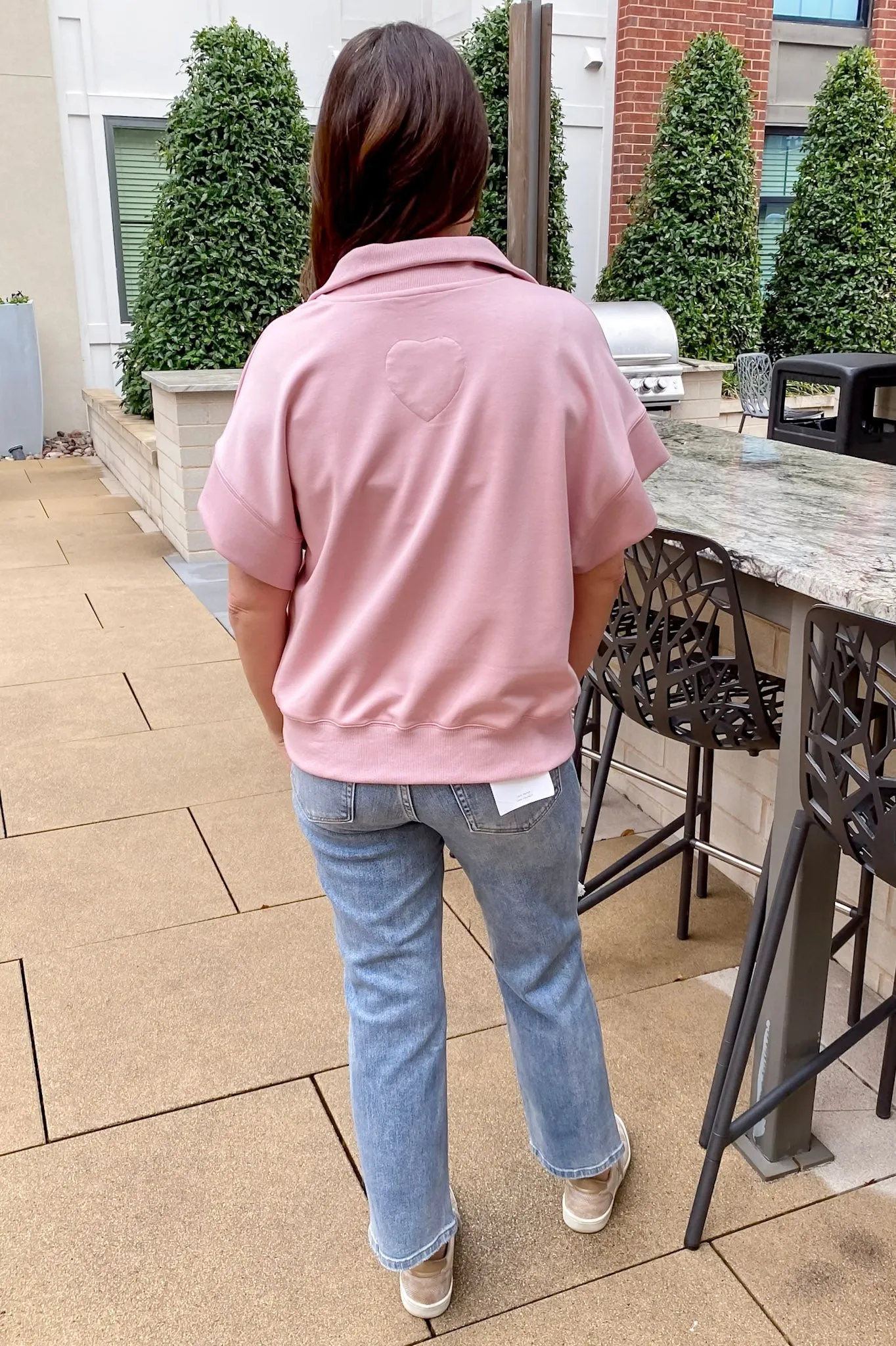 Embracing The Darkness Light Mauve Top