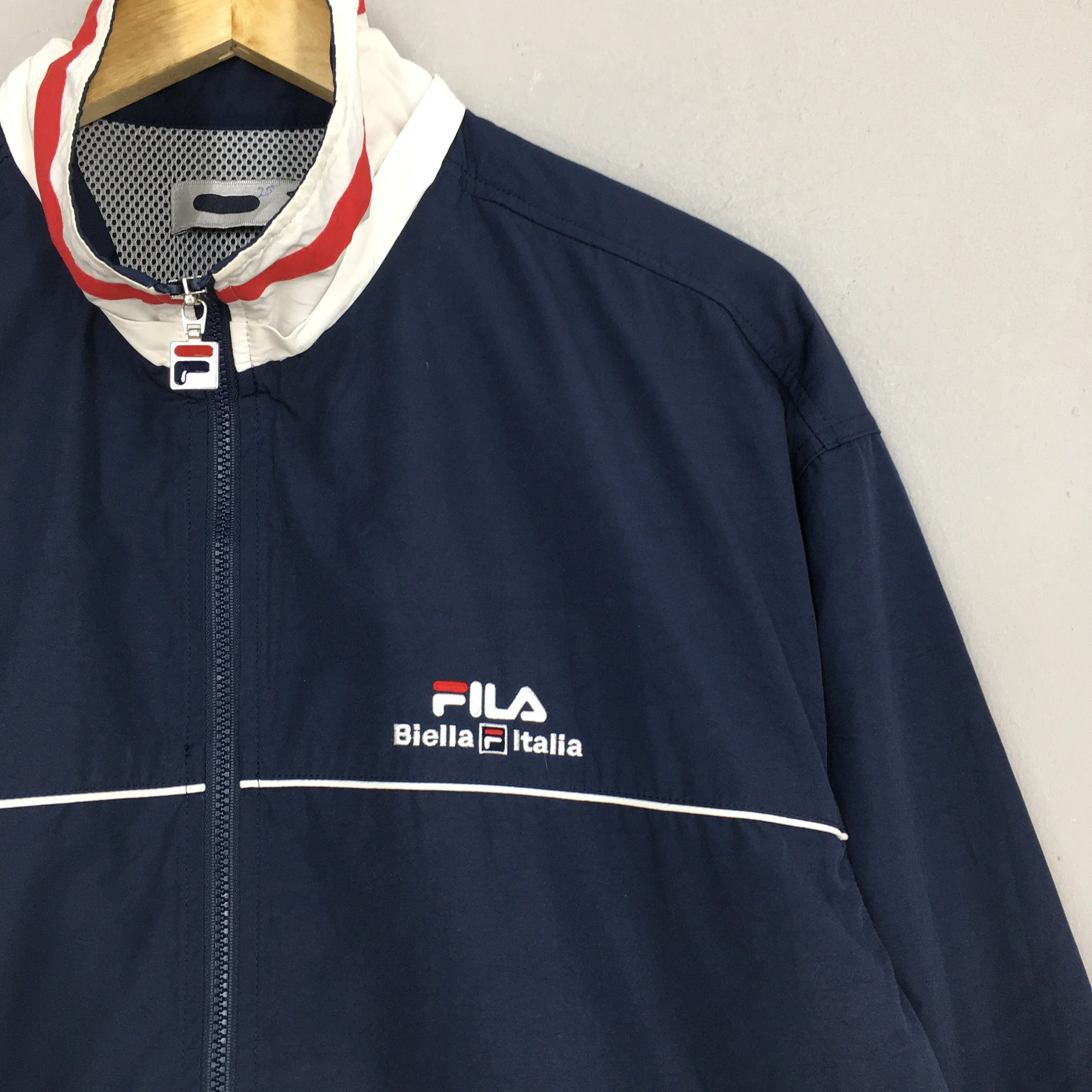 Fila Italia Perugia Windbreaker Jacket Large
