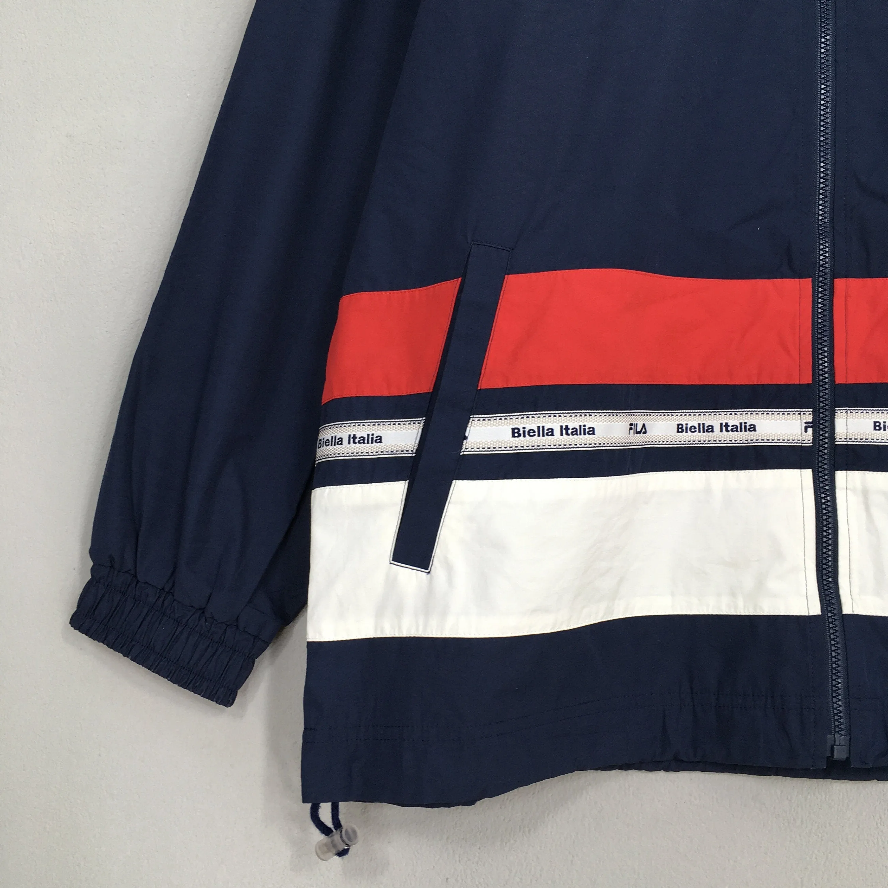 Fila Italia Perugia Windbreaker Jacket Large
