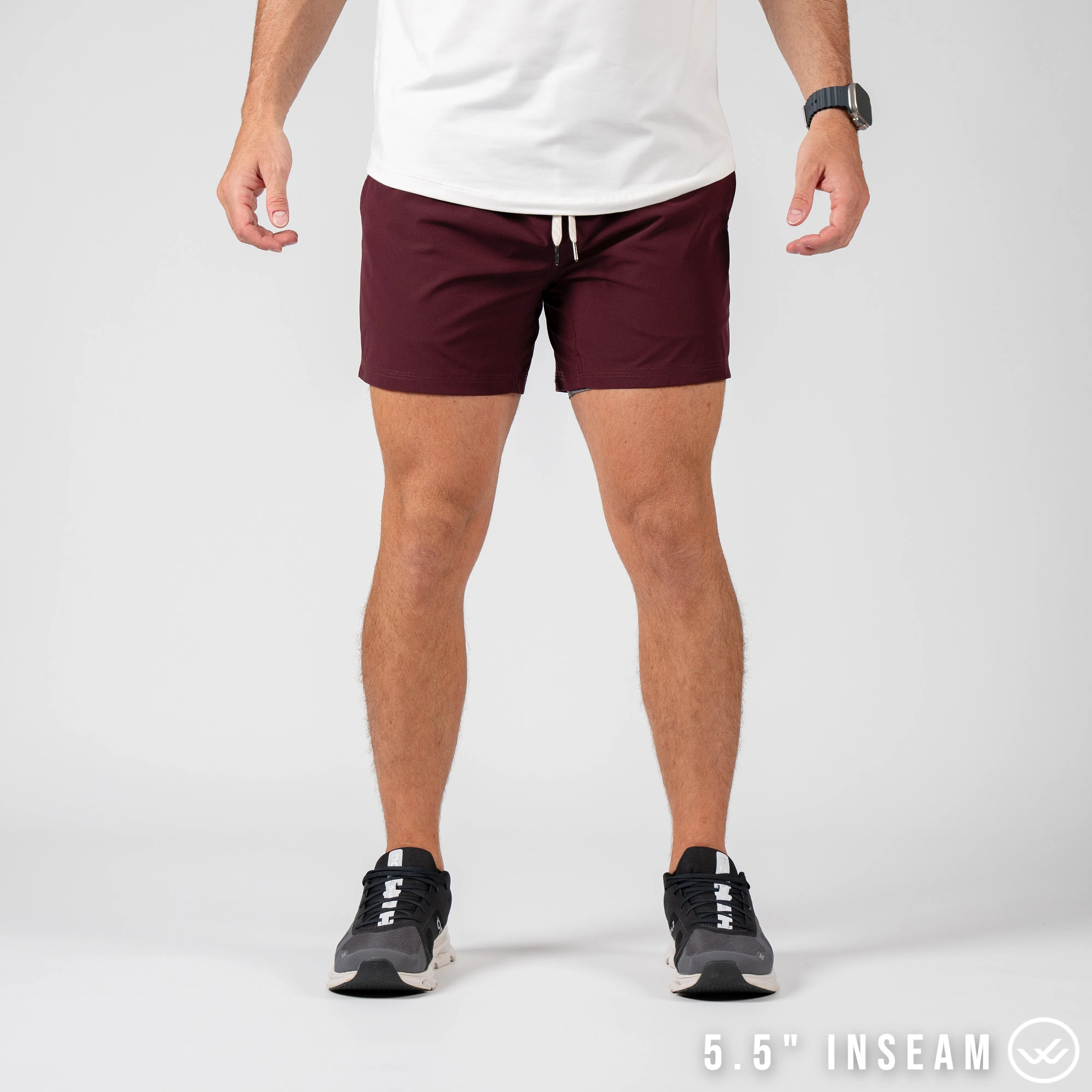 Flow 2.0 Mod Short (Athletic) - Plum 5.5" & 7"