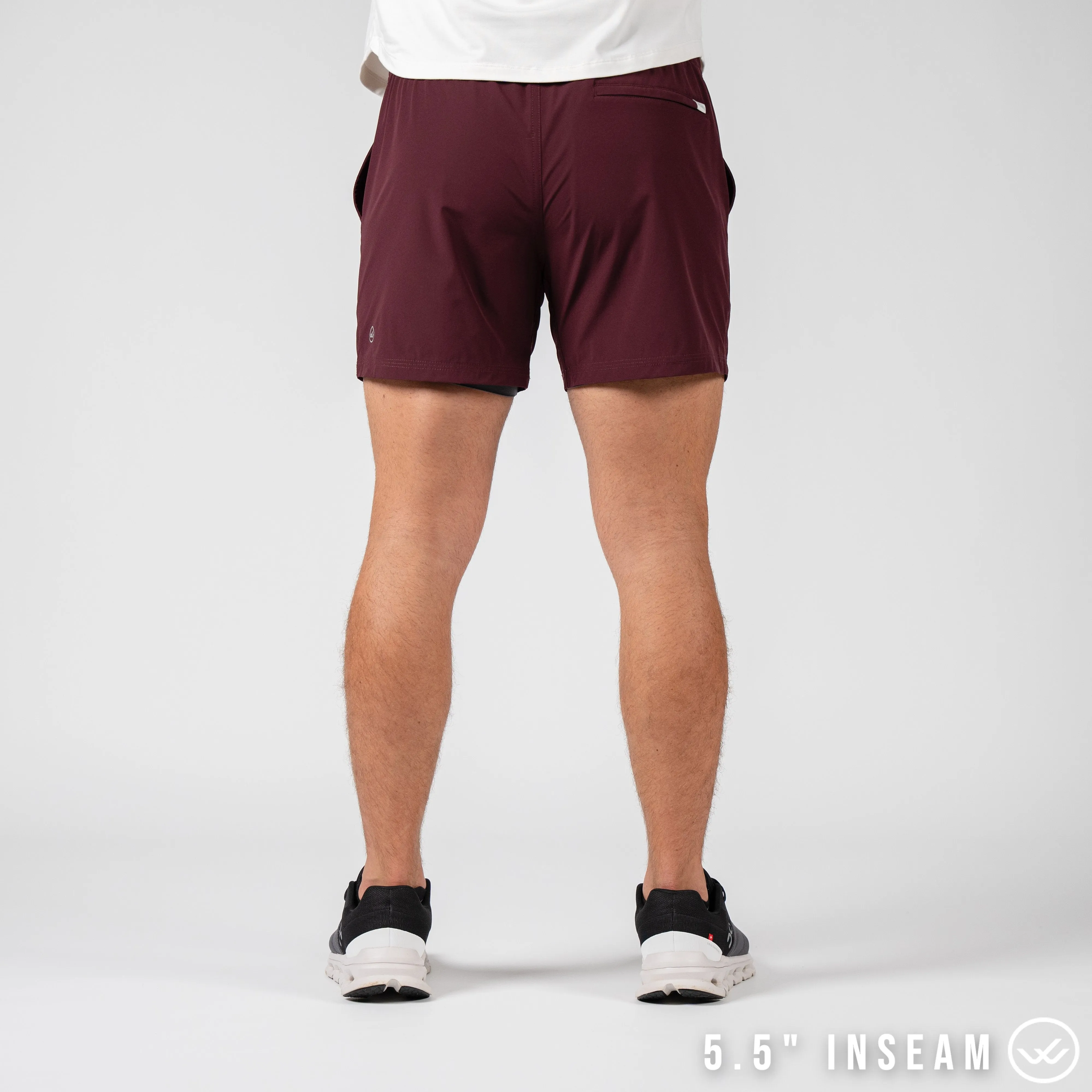 Flow 2.0 Mod Short (Athletic) - Plum 5.5" & 7"