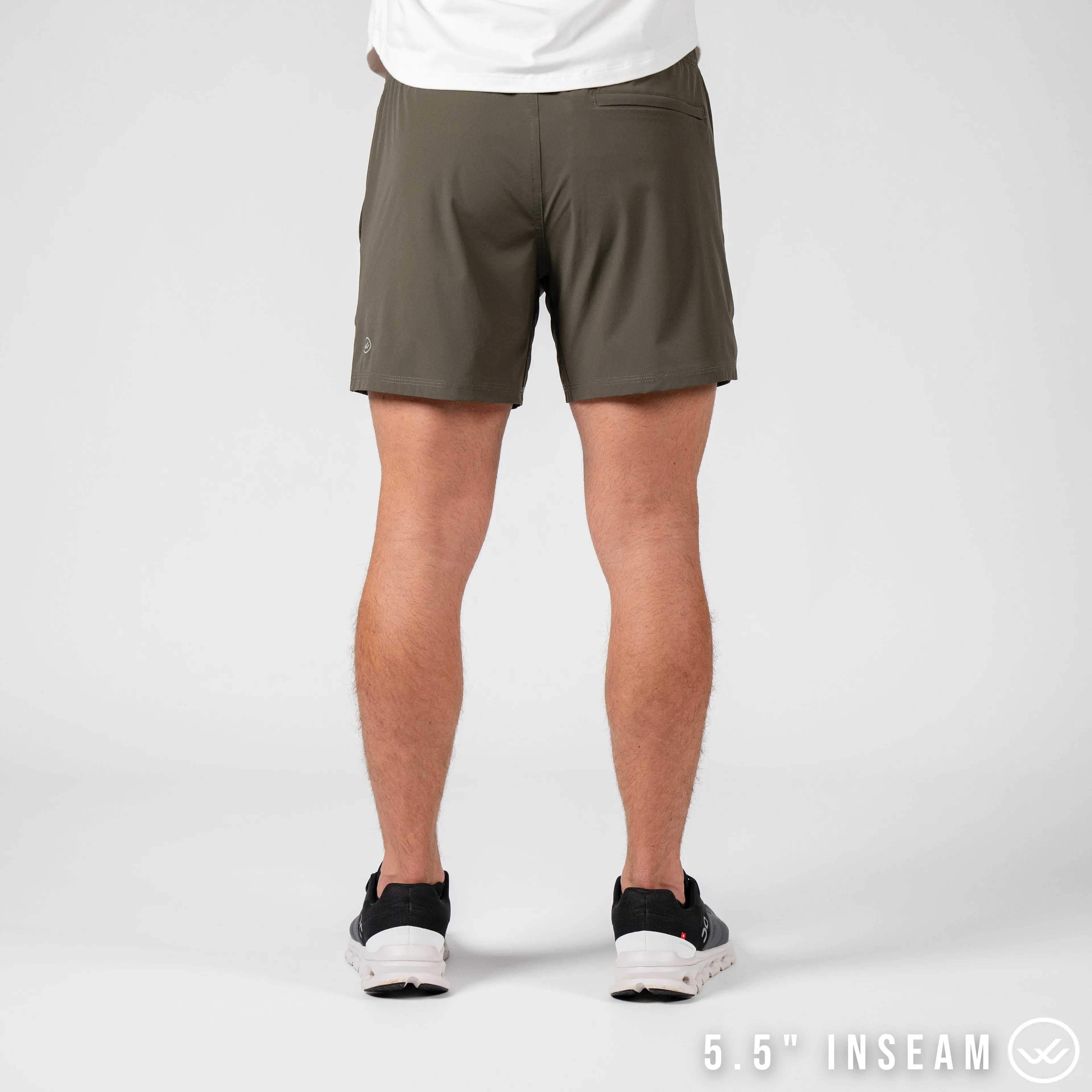 Flow 2.0 Short (Athletic) - Olive 5.5" & 7"