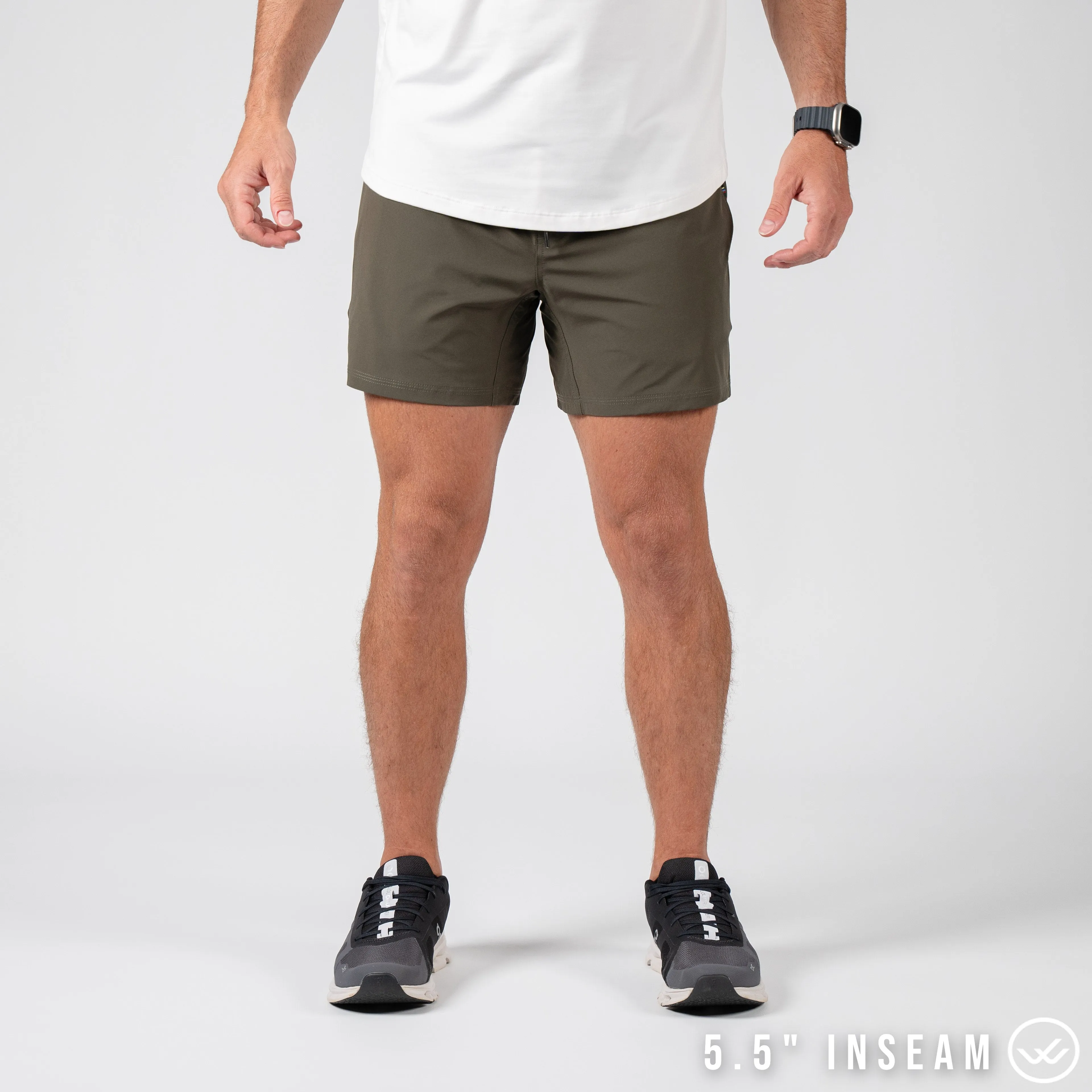Flow 2.0 Short (Athletic) - Olive 5.5" & 7"