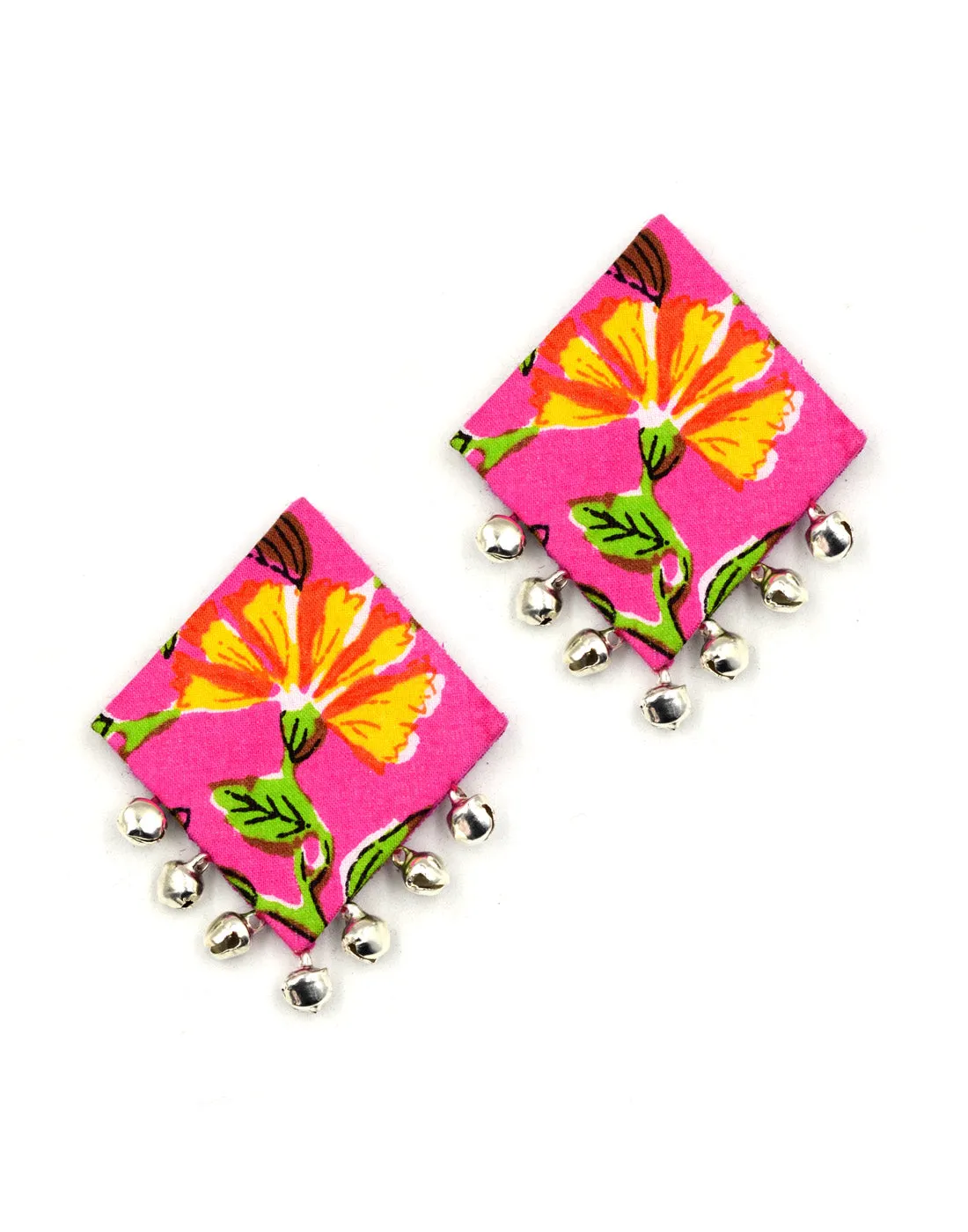 Gulabi Ghungroo Earrings