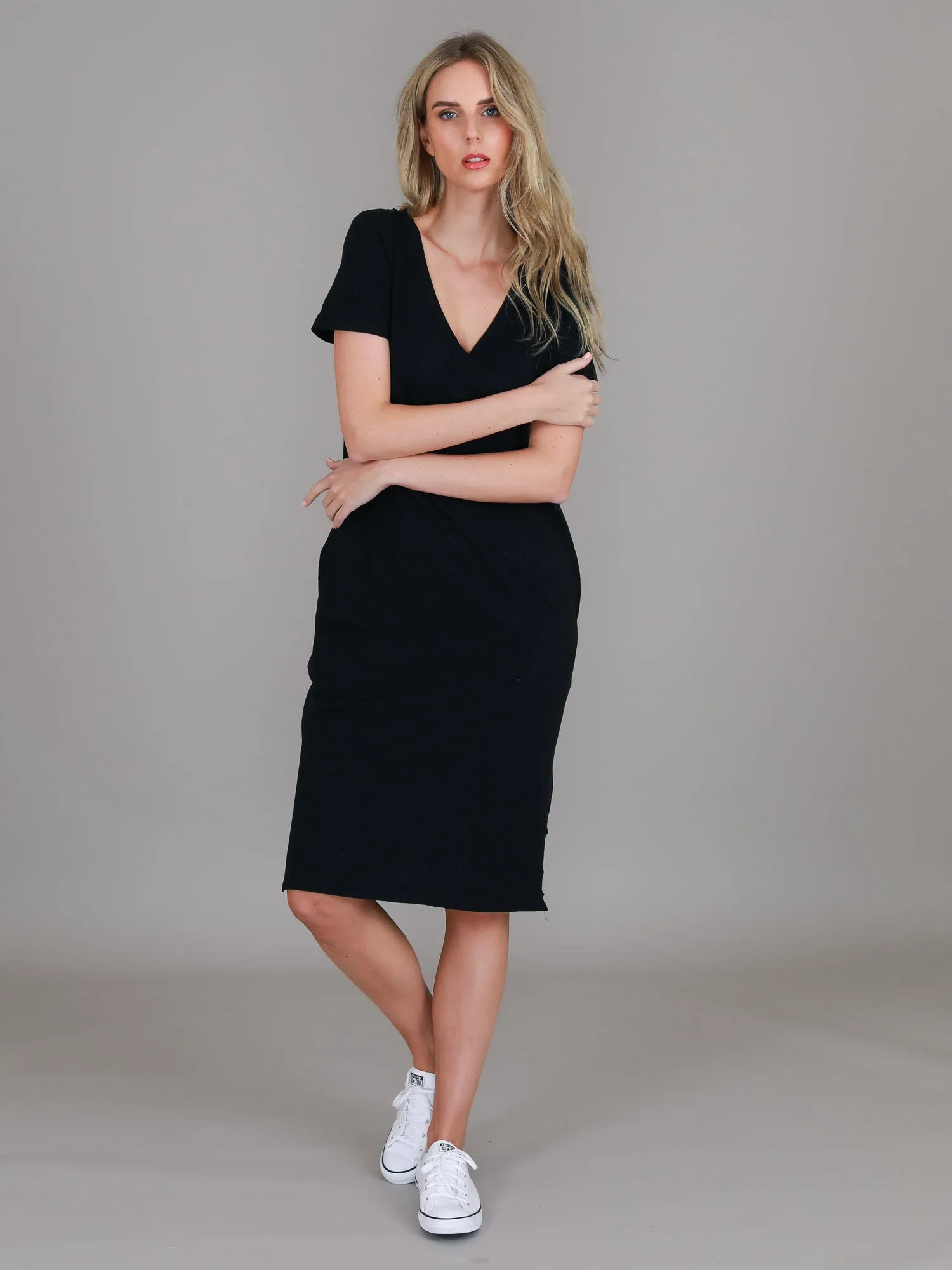Heidi V Neck Dress