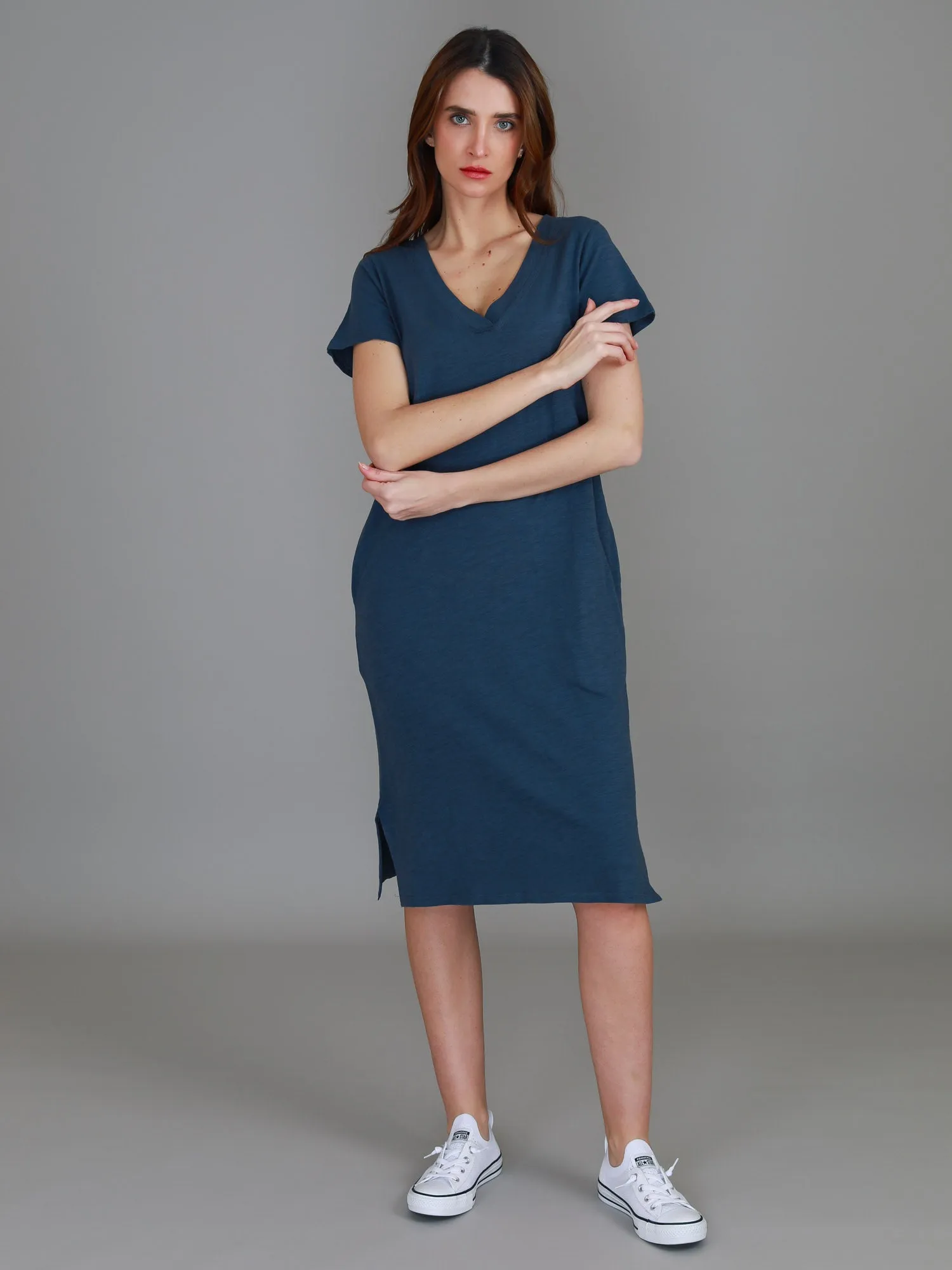 Heidi V Neck Dress