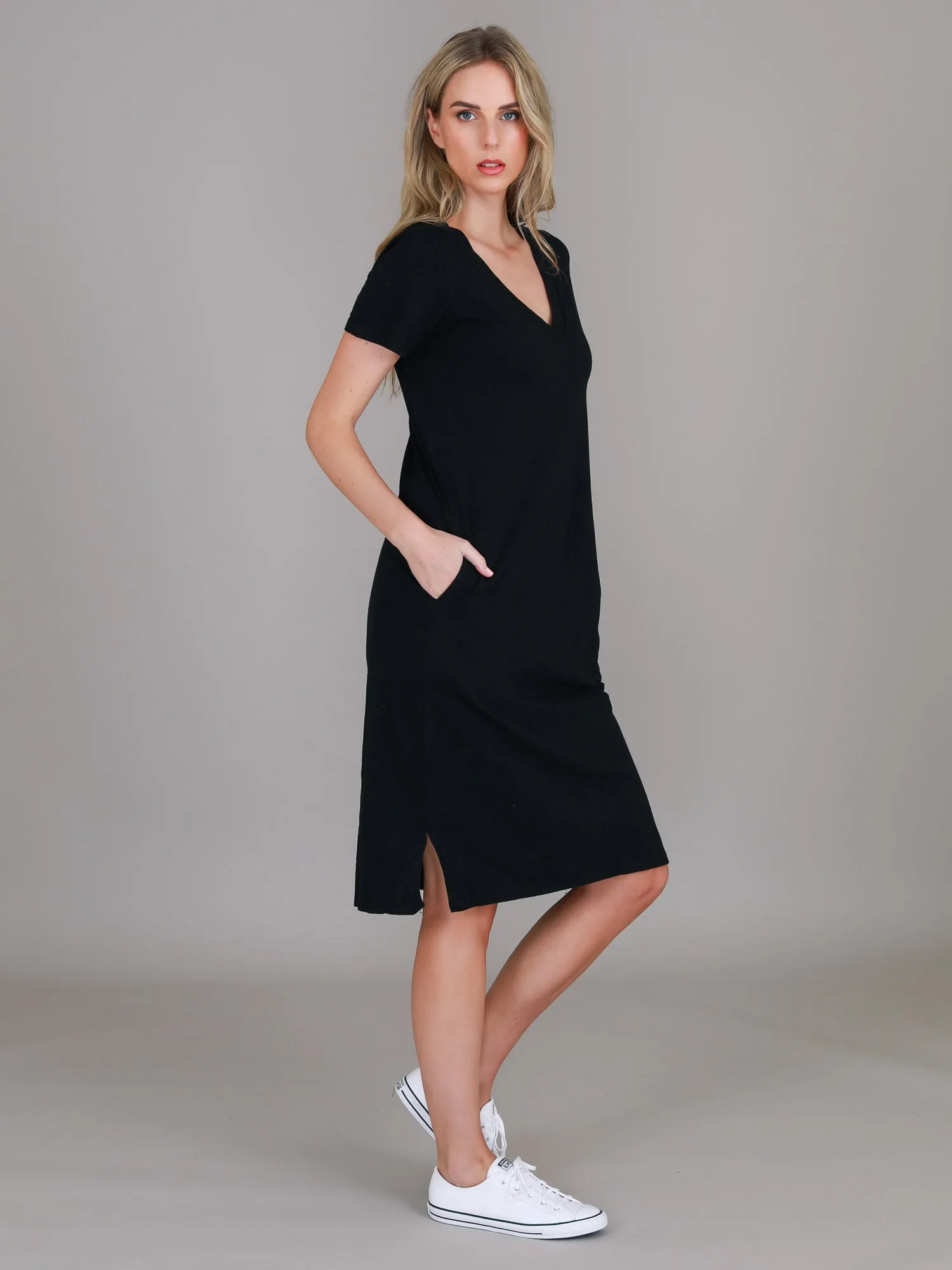 Heidi V Neck Dress