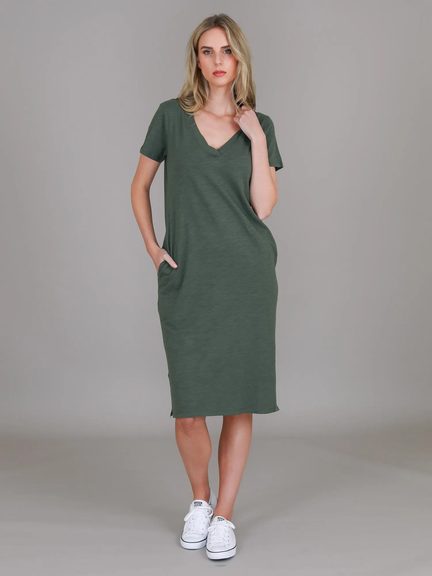 Heidi V Neck Dress