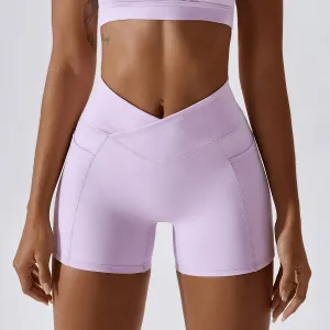 High Waist Fitness Shorts Women Tight Cycling Yoga Shorts