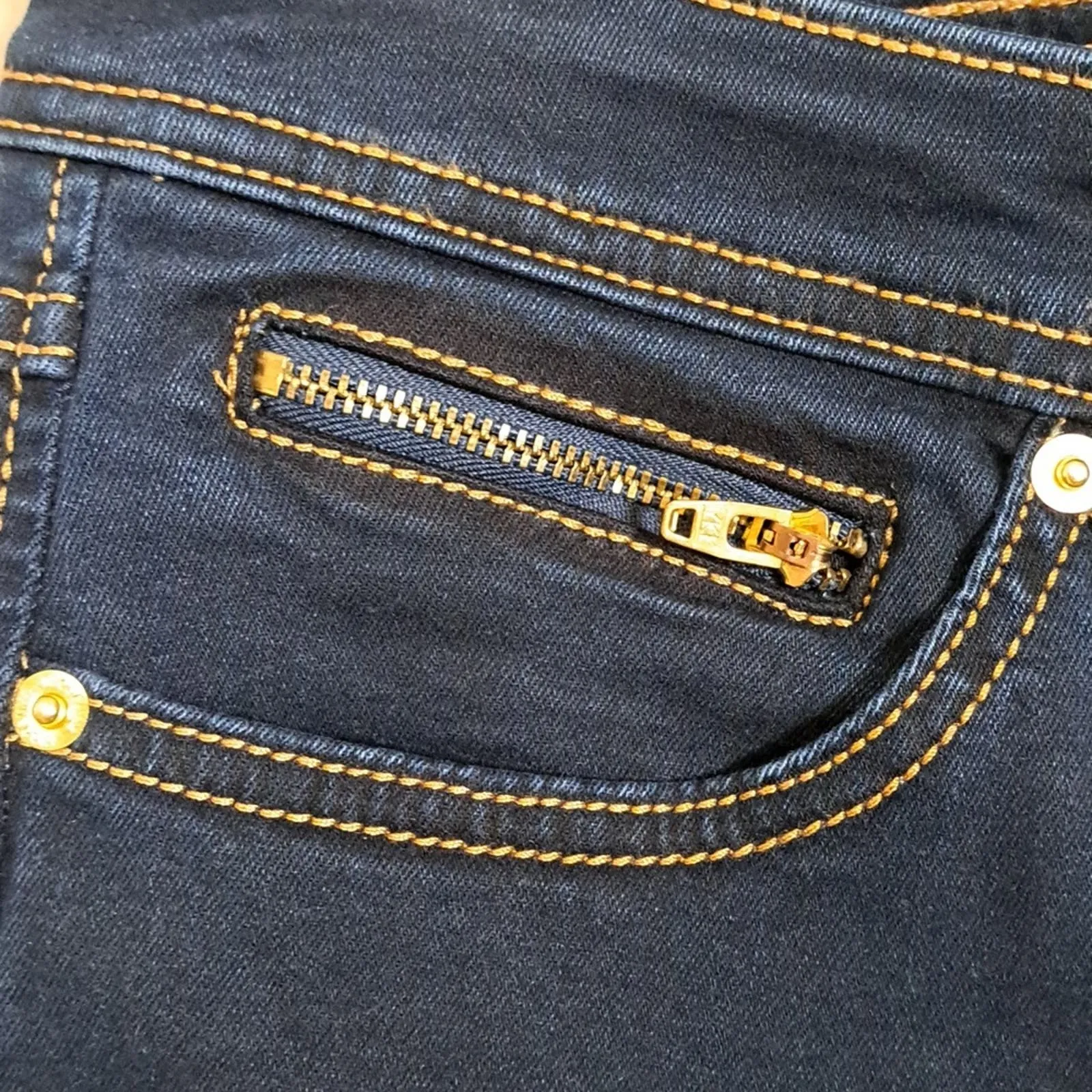 INC Tikglo Cuffed Denim Bermuda Shorts