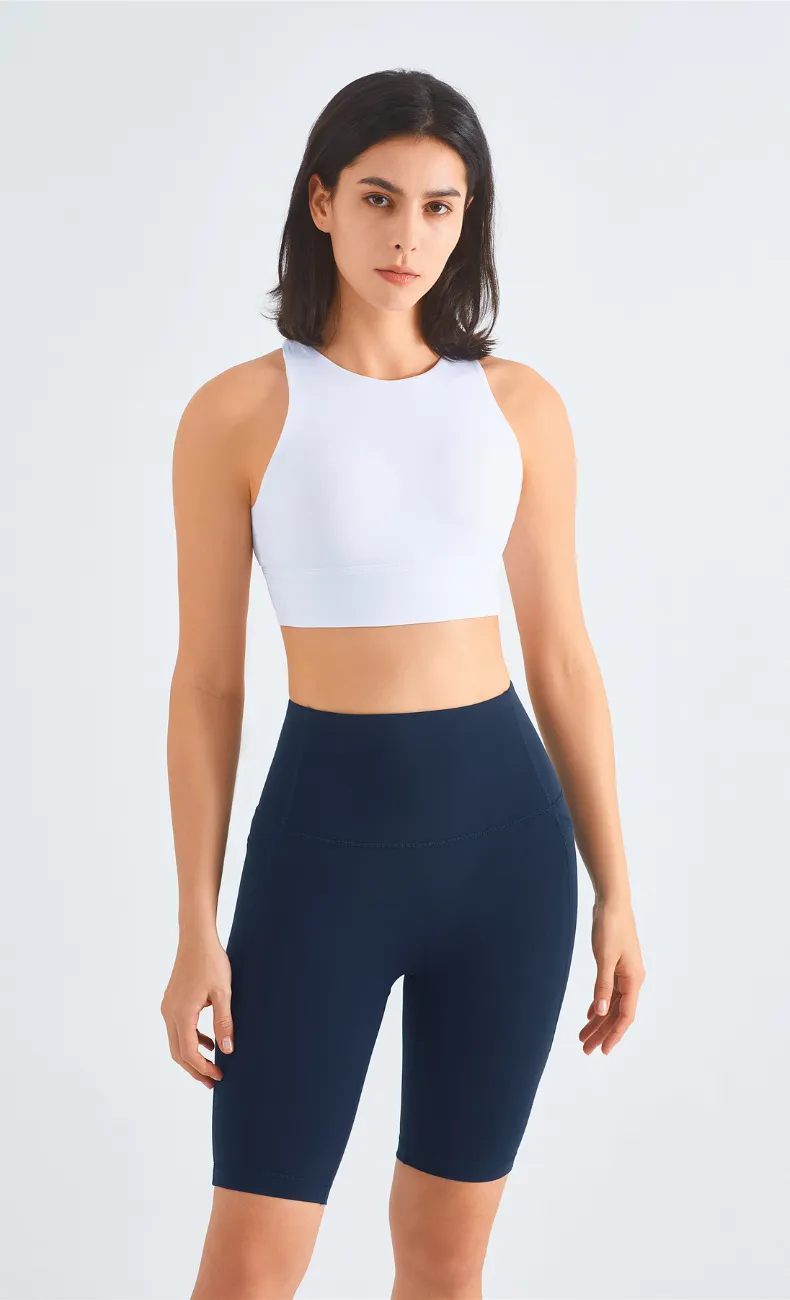 Isis High-Waist Seamless Biker Short With Pocket