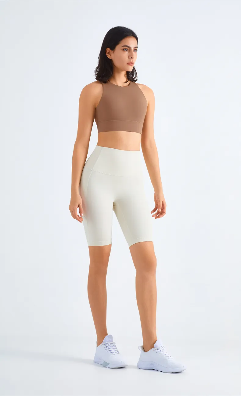 Isis High-Waist Seamless Biker Short With Pocket