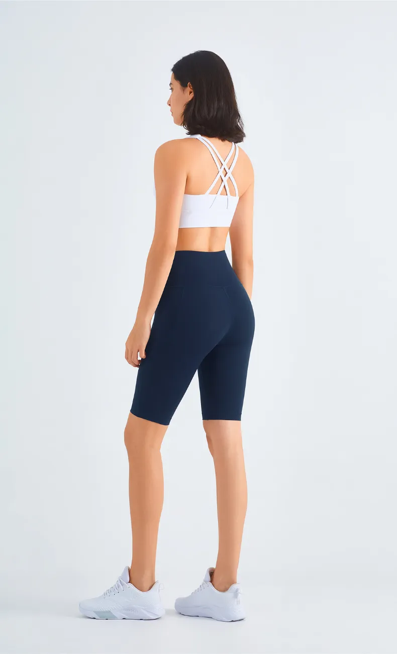 Isis High-Waist Seamless Biker Short With Pocket