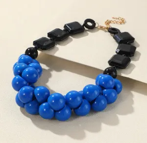 Jaw Breaker Cobalt Necklace