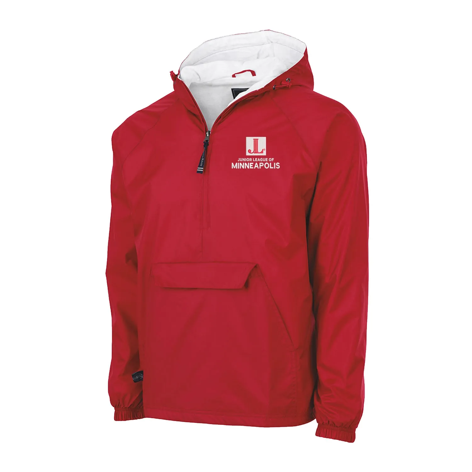 Junior League of Minneapolis Lined Windbreaker Anorak - JL Minneapolis Logo