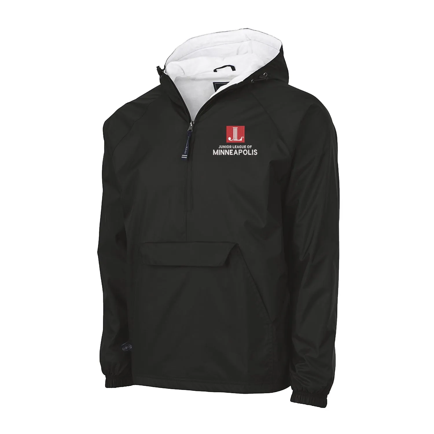 Junior League of Minneapolis Lined Windbreaker Anorak - JL Minneapolis Logo