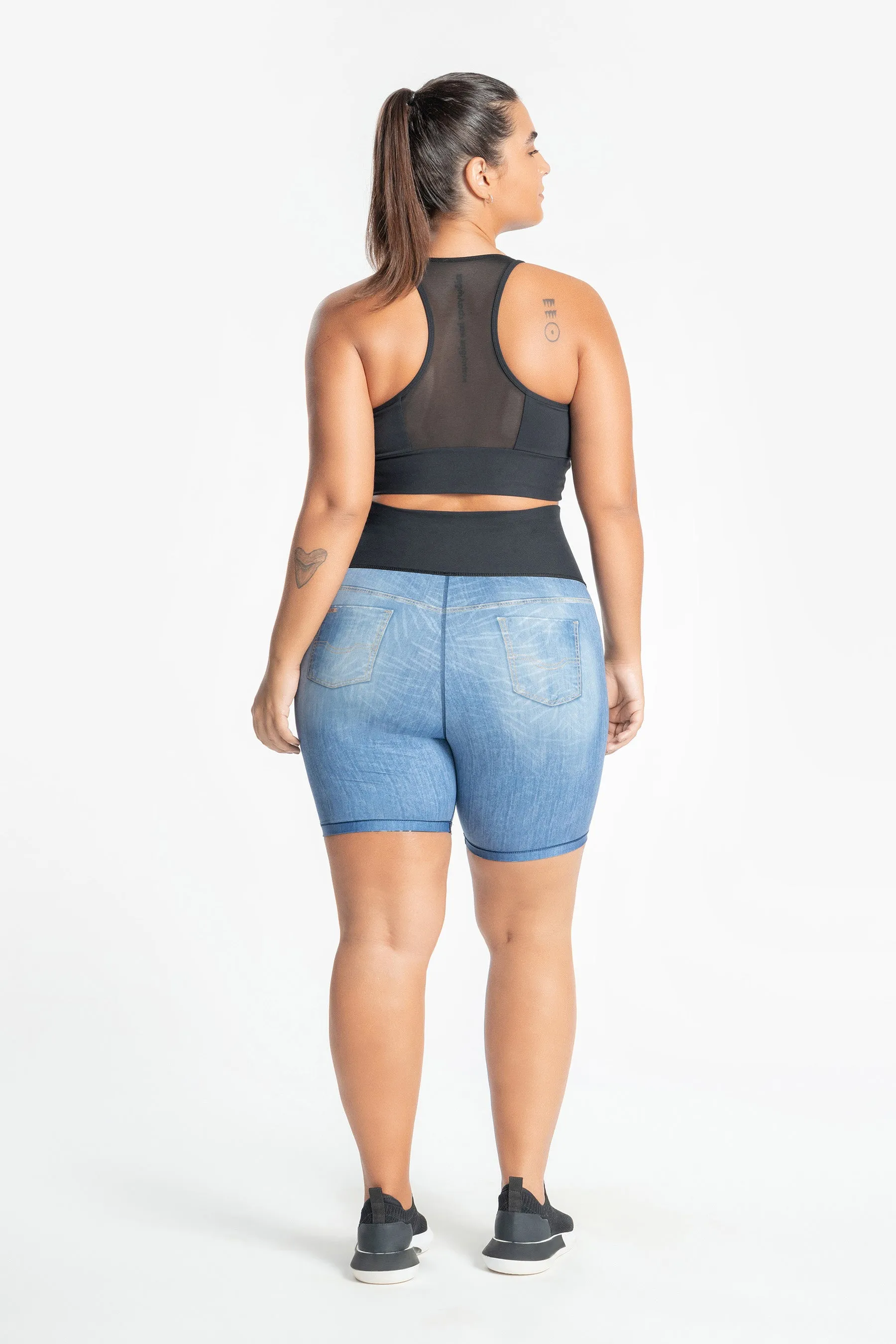 LIVE!   Reset Denim Reversible Bermuda Shorts