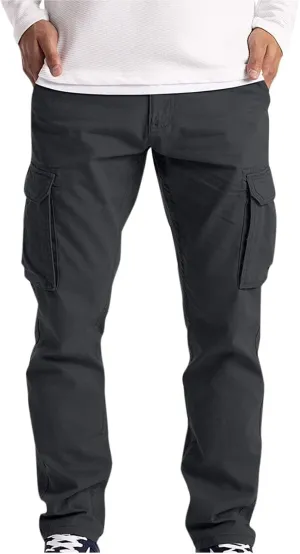 Men's Cargo Pants Sports Casual Jogging Trousers Lightweight Hiking Work Pants Outdoor Pant Men Casual