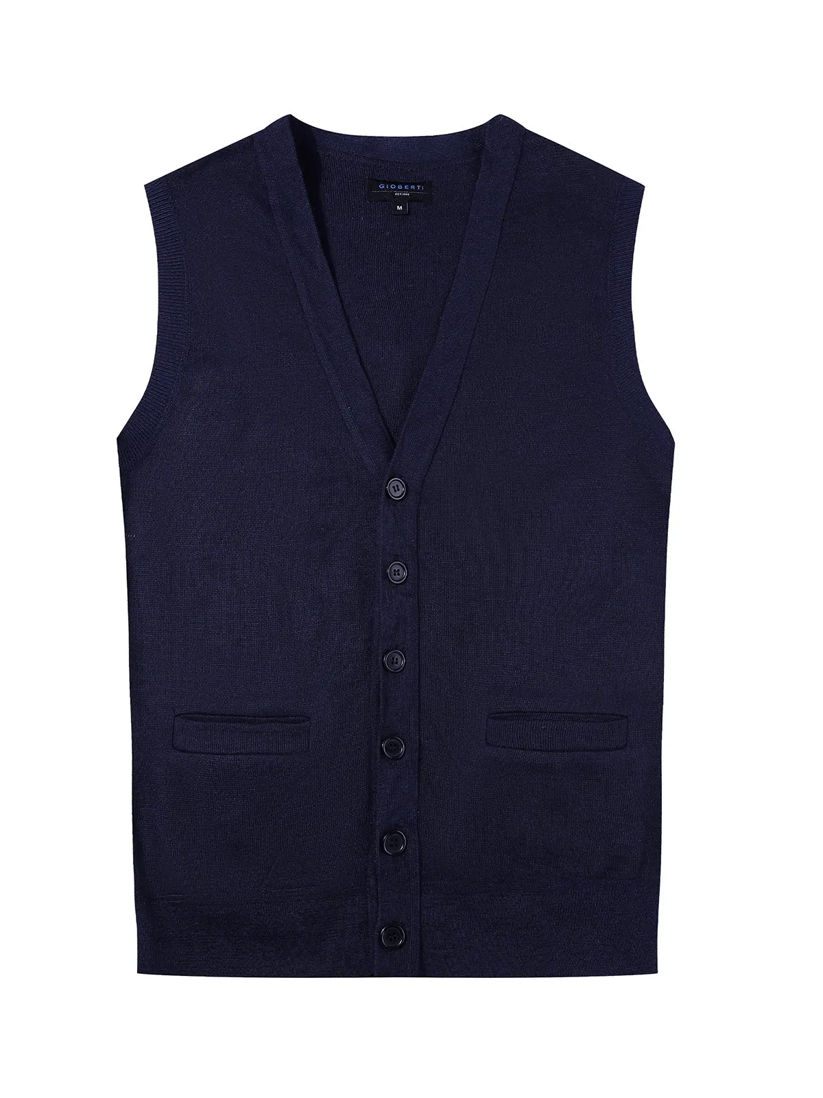 Men's V-Neck Cardigan Vest