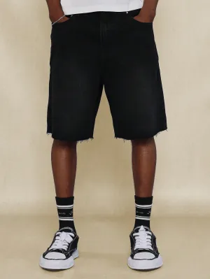 Raw Edge Denim Short