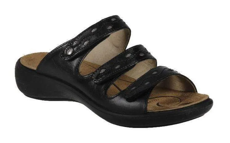 Romika Women's Ibiza 66 Sandals- Black