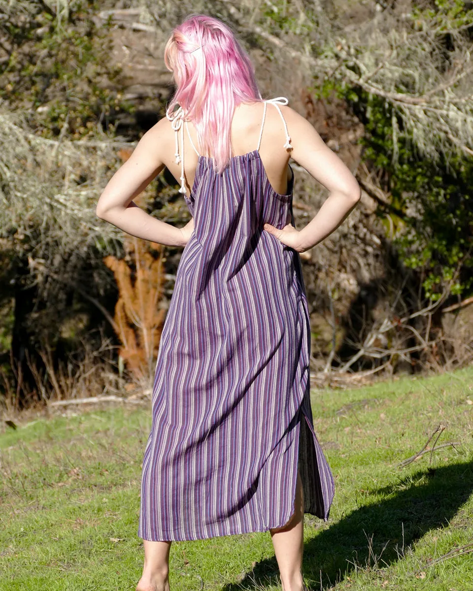 Striped Cotton Shift Dress