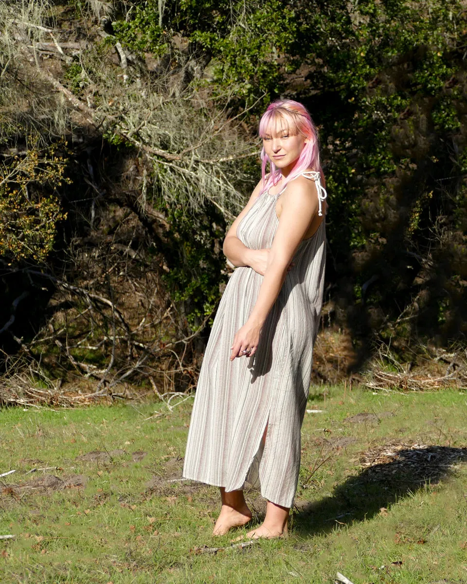 Striped Cotton Shift Dress