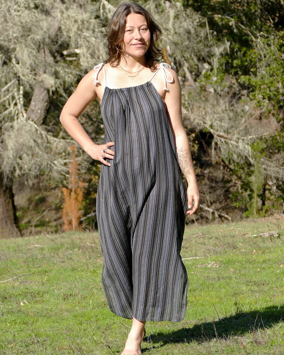 Striped Cotton Shift Dress