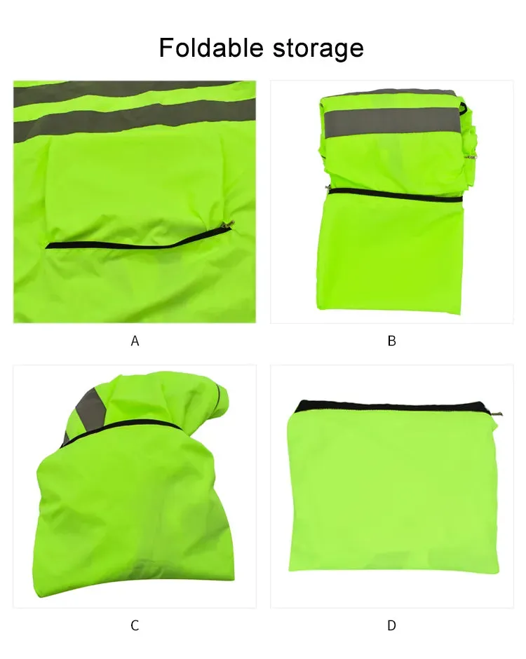 Ultralight Men's Cycling Windbreaker Reflective Jacket Windproof Water Resistant MTB Road Bicycle Long Jersey Wind Coat