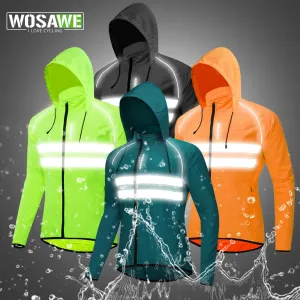 Ultralight Men's Cycling Windbreaker Reflective Jacket Windproof Water Resistant MTB Road Bicycle Long Jersey Wind Coat