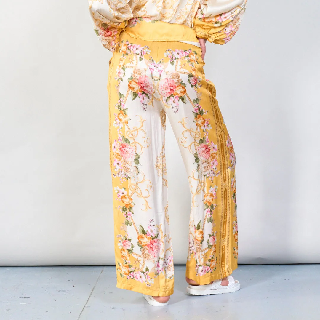 Vintage floral baroque print co-ord set wholesale