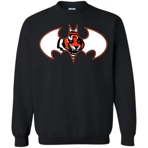 We Are The Cincinnati Bengals Batman Nfl Mashup Crewneck Pullover Sweatshirt