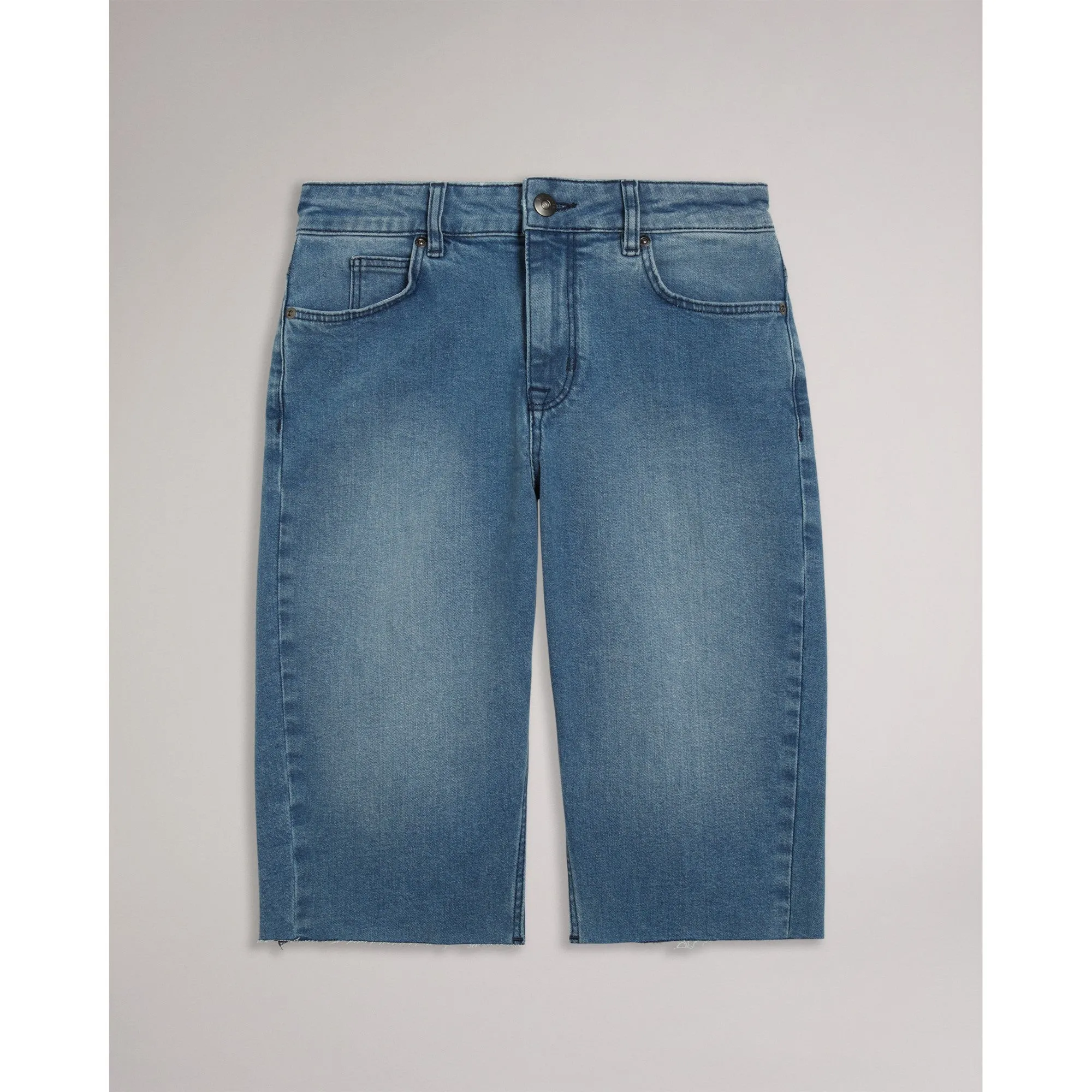 Women Wmp-Zithara-Denim Bermuda Short - Dk-Grey