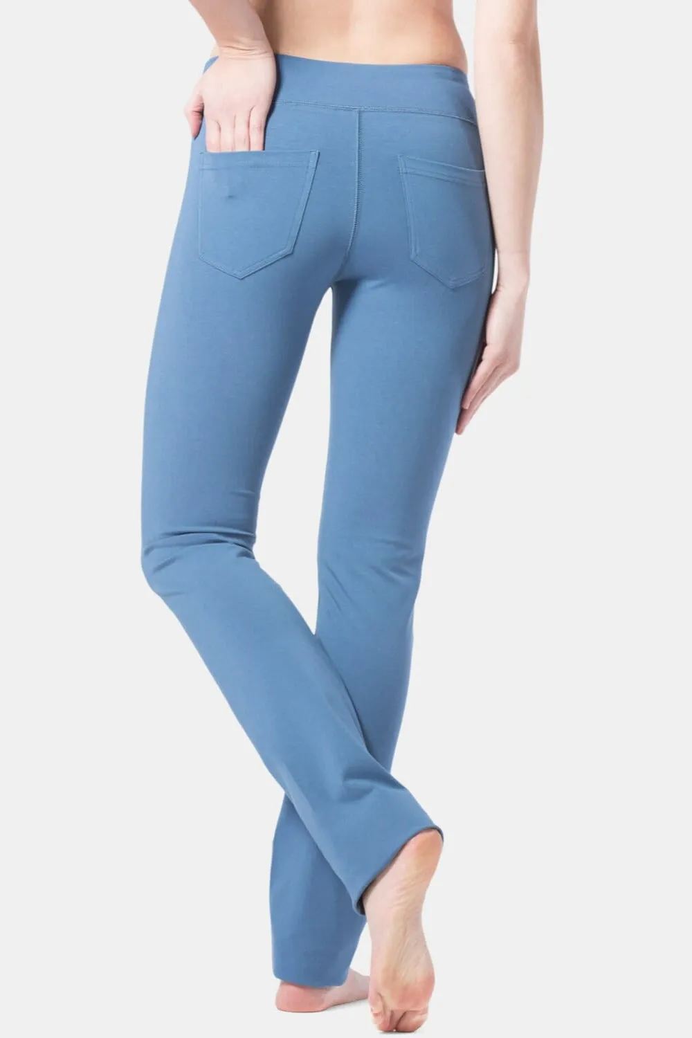 Women's EcoFabric™ Straight Leg Yoga Pant with Back Pockets