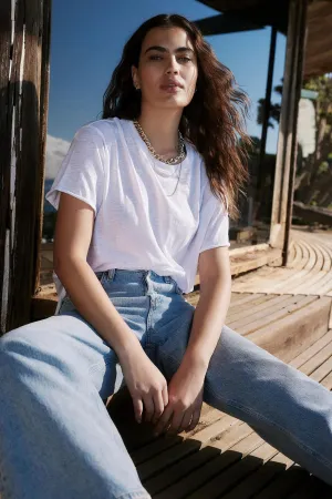 Z SUPPLY - REBEL OVERSIZED TEE WHITE