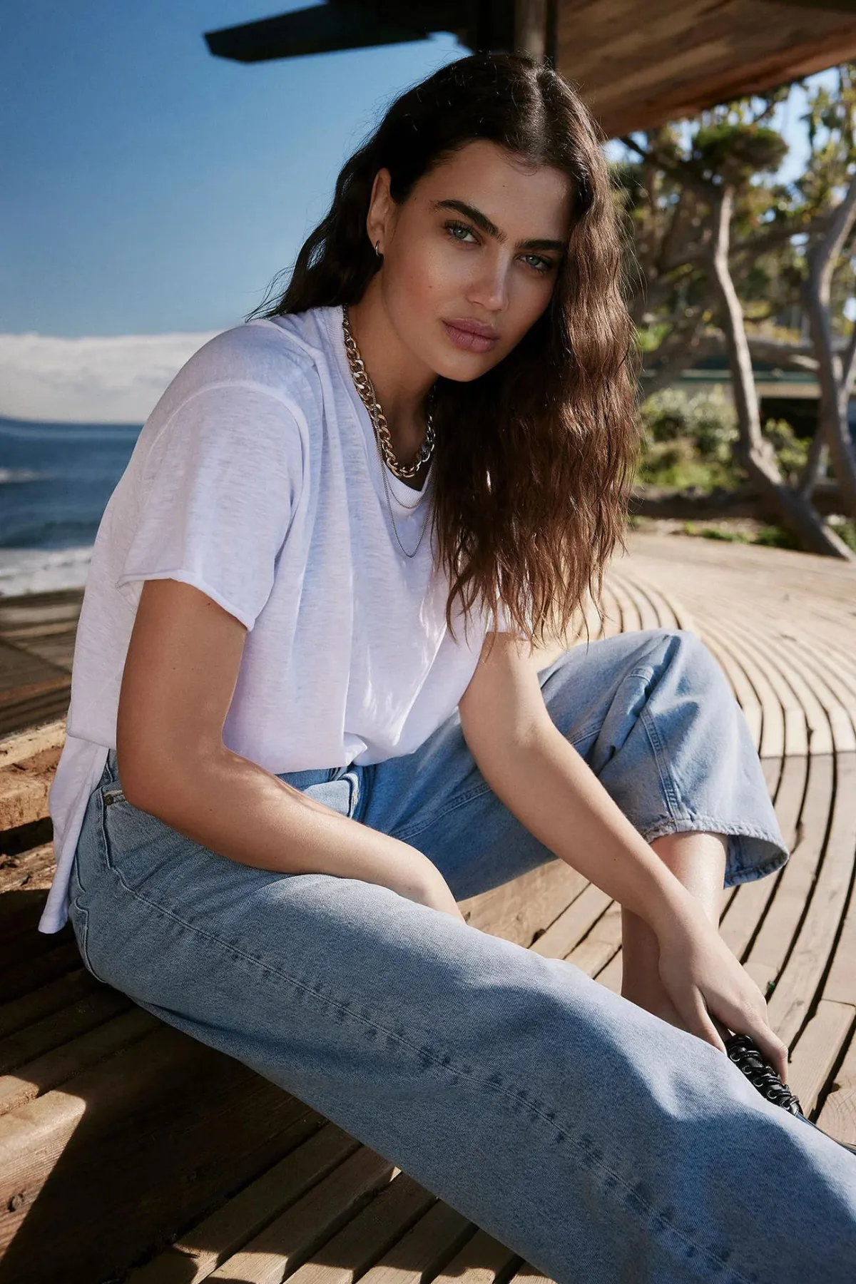 Z SUPPLY - REBEL OVERSIZED TEE WHITE